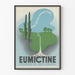 Plakat reklamowy vintage Eumictine na drogi moczowe