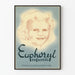 Wintage plakat Euphoryl Infantile do dekoracji ściennej