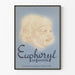 Plakat vintage Euphoryl Infantile - Ilustracja twarzy dziecka