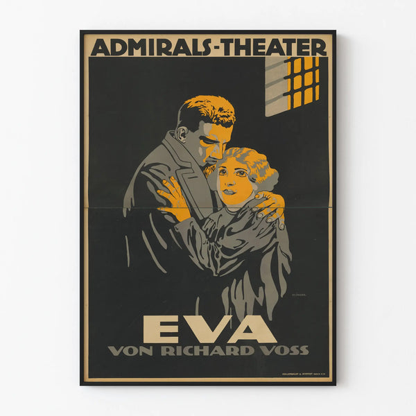 Plakat Vintage Teatr Admirals - Eva von Richard Voss