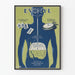 Plakat z ilustracją anatomiczną vintage Evonyl do dekoracji ścian zdrowie