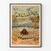 Plakat vintage Excelsior Kiralfy Bros spektakl triumfalny