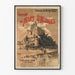 Plakat vintage wycieczka Mont Saint-Michel Koleje Zachodnie