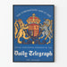 Plakat vintage Daily Telegraph - Koronacja Jerzego VI 1937