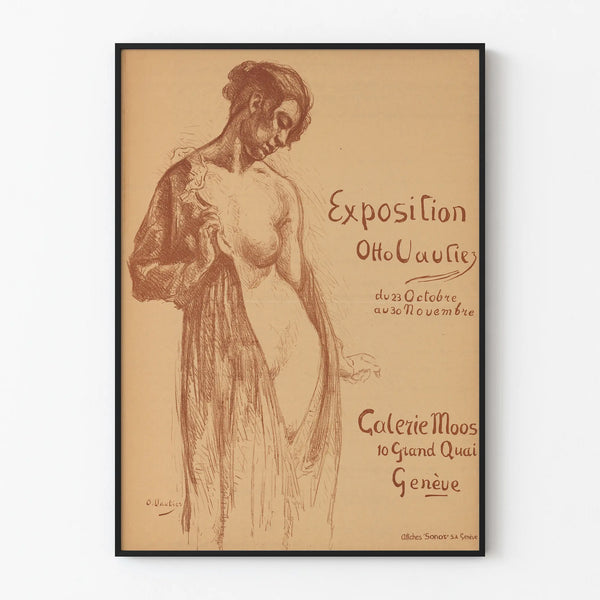 Plakat wystawy Otto Vautier Galeria Moos Genewa