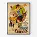 Plakat vintage Extra Sec Curaçao Cusenier do dekoracji ściennych