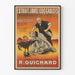 Plakat vintage Fragment Javel Le Coq Gaulois - Reklama chemiczna R. Guichard Bordeaux