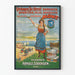 Plakat reklamowy vintage MÖWE Conserves Arnold Sörensen Riga