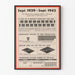 Plakat Wintage Mobilizacja Brytyjska Wojna 1939-1942
