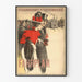 Plakat vintage Fahrplan Strassburger Straßenbahnen do dekoracji ściennej