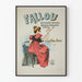 Plakat Vintage Fallou Dekoracja Ścienna Artystyczna