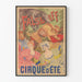 Plakat Cyrk Letni Falsbaff vintage dekoracja ścienna
