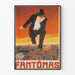 Plakat vintage Fantômas Teatr i Kino