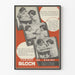 Vintage plakat z mąkami dietetycznymi Bloch do dekoracji ścian kuchni