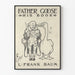 Stary plakat Father Goose autorstwa L. Frank Baum