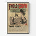 Plakat vintage Favole di Esopo ilustrowany przez Ernesto Griset