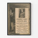 Plakat Vintage Luty - Historyczna Dekoracja Ścienna