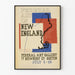 Plakat vintage Federal Art New England Galeria Boston