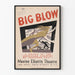 Plakat vintage Teatr Big Blow autorstwa Federal Theatre