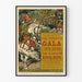 Plakat vintage Święta Paryża - Wielka gala wystawowa 1886