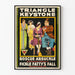 Plakat vintage Fickle Fatty's Fall - Dekoracja ścienna filmowa klasyczna