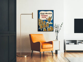 Plakat vintage Field-Marshal Potato Pete - Humorystyczna dekoracja ścienna