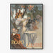 Wintage plakat Figaro Ilustrowany z eleganckim wycięciem kobiecym