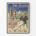 Plakat Vintage Fine z Algierii - Dekoracja ścienna w stylu retro vintage