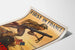Wojskowy plakat vintage U.S. Marines First In France