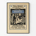 Plakat vintage Fischers Bibliothek romans contemporains