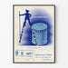 Plakat reklamowy vintage Fixase Laboratorium Paret Marsylia