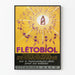 Plakat Vintage Flétobiol – Dekoracja Ścienna Retro dla Dzieci