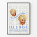 Plakat vintage Fludiose – Retro medyczna dekoracja ścienna