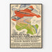 Plakat Vintage Flugplatz Basel Wielkie Spotkanie Lotnicze 1925