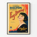Vintage plakat Fog Bound z eleganckim portretem kobiety