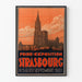 Plakat vintage Targi Wystawa Strasbourg 1931 dekoracja ścienna