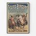 Plakat vintage Folies Bergère Rozrywka Indyjska