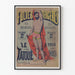 Plakat Vintage Folies Bergère Le Tatoué