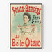 Plakat vintage Folies Bergère La Belle Otero