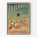 Plakat vintage Folies Bergère na plaży - Retro dekoracja ścienna