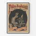 Plakat vintage Folies-Rambuteau Miłość i klarnet dekoracja ścienna