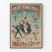 Plakat vintage Harley's w Folies Rambuteau