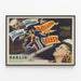 Plakat vintage Follow The Fleet z Fredem Astaire'em i Ginger Rogers — oprawiony obraz na ścianie