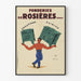Plakat vintage Zakłady odlewnicze Rosières Ogrzewanie i Kuchnia