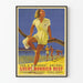 Plakat vintage Wielka Rafa Koralowa - Retro dekoracja ścienna na wakacje