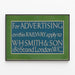 Plakat reklamowy vintage kolejowy W.H. Smith & Son — oprawiony obraz na ścianie
