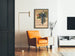 Elegancki plakat vintage z zimowym stylem