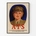 Plakat rekrutacyjny wojskowy A.T.S vintage