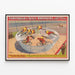 Plakat Cyrk Vintage Forepaugh & Sells Brothers - 7 Wonder Wheel Whirls — oprawiony obraz na ścianie