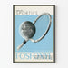 Plakat vintage tenis Fosfoxyl dekoracja ścienna sportowa